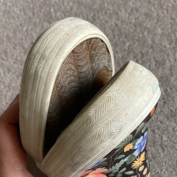 KEDS x RIFLE PAPER CO. floral slip-on sneakers, Sz 9.5. - Picture 6 of 10